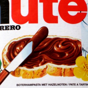 Etiket Nutella: boterhampasta met hazelnoten