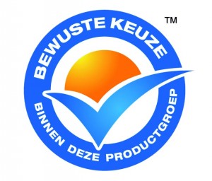 Logo Vinkje blauw verpakking